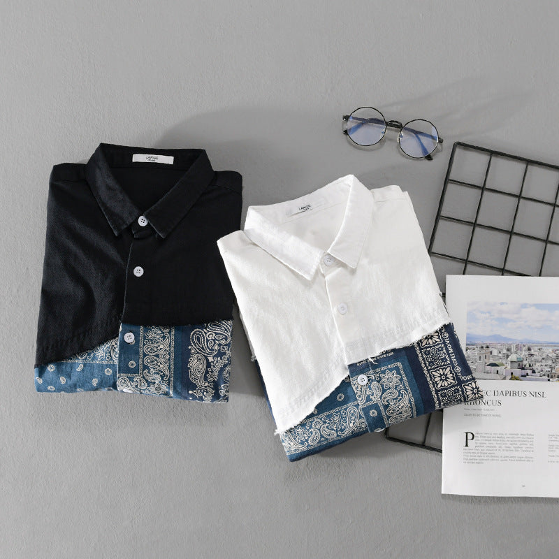 Fashion Casual Top Youth Pu Shuai Shirt Coat